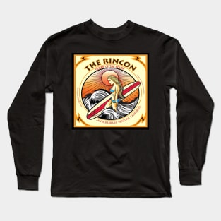 RINCON SOUTHERN CALIFORNIA SURFING Long Sleeve T-Shirt